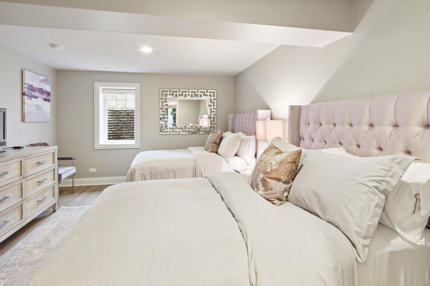 Beautiful basement bedroom